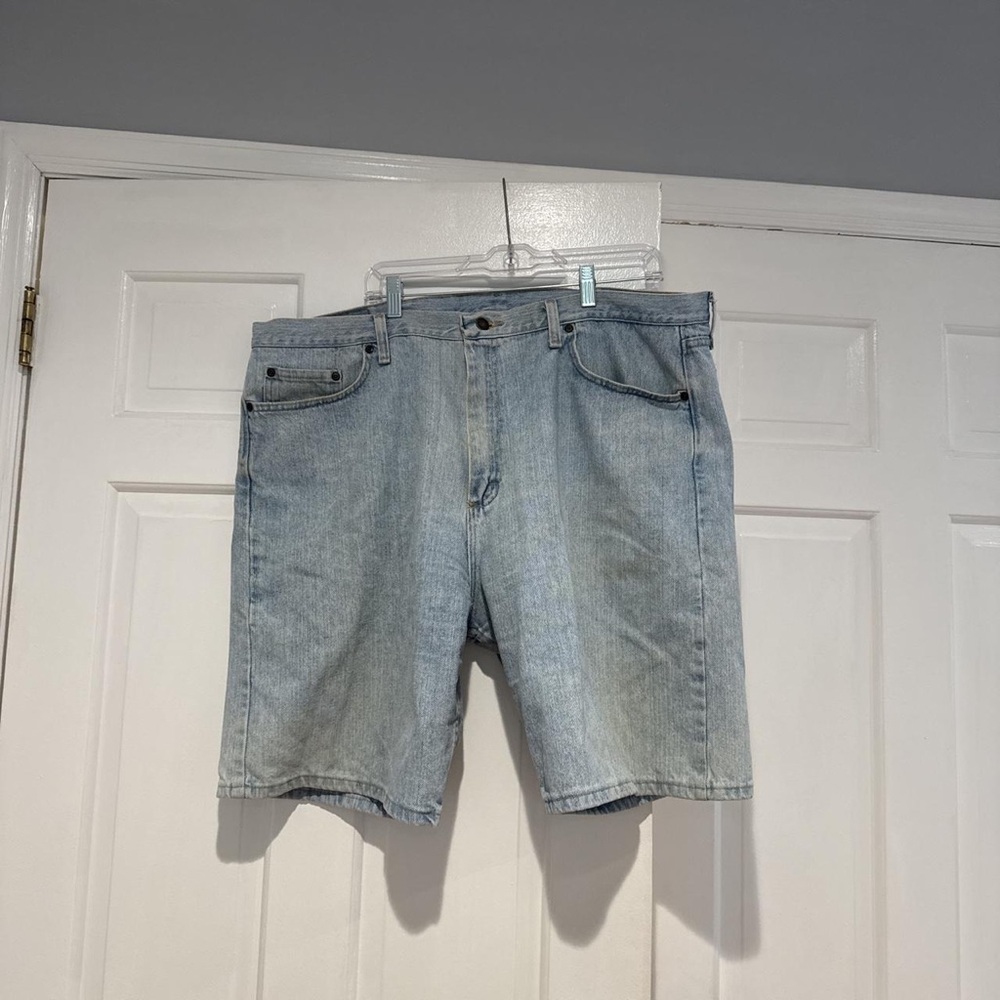 Wrangler Light Wash Denim Shorts